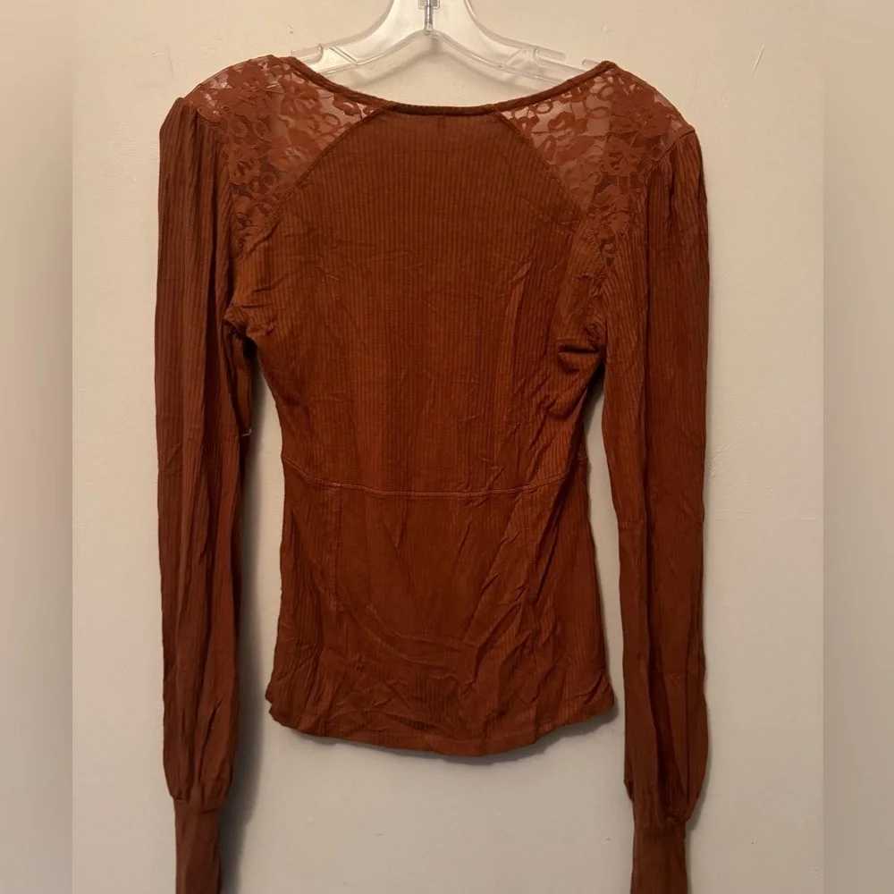 Free People | BABYDOLL GOLDEN YELLOW BLOUSE|  golden rod yellow / orange| small